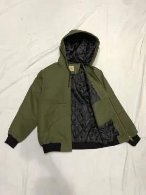 Vintage Carhartt Rework Style Olive Green Hoodies All Sizes - 15 pcs